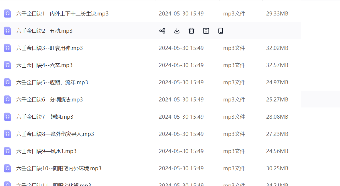 李林升金口诀【11个金口诀音频+5个大六壬音频+资料】–百度网盘
