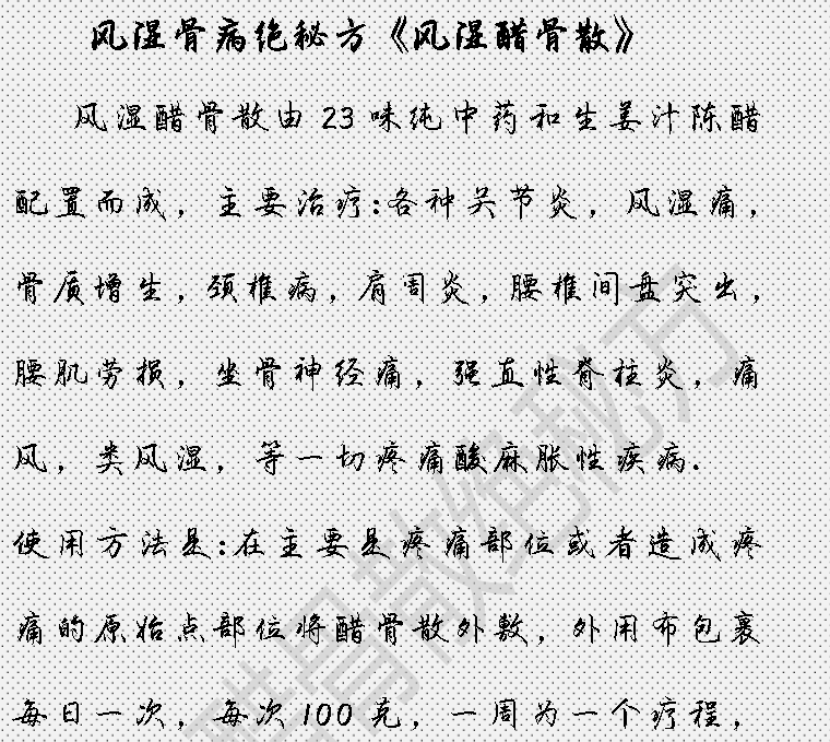 风湿醋骨散电子书1本–百度网盘