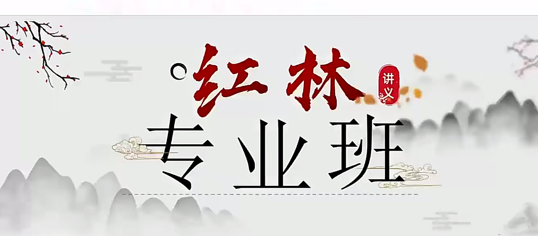 红林专业班 40集–百度网盘