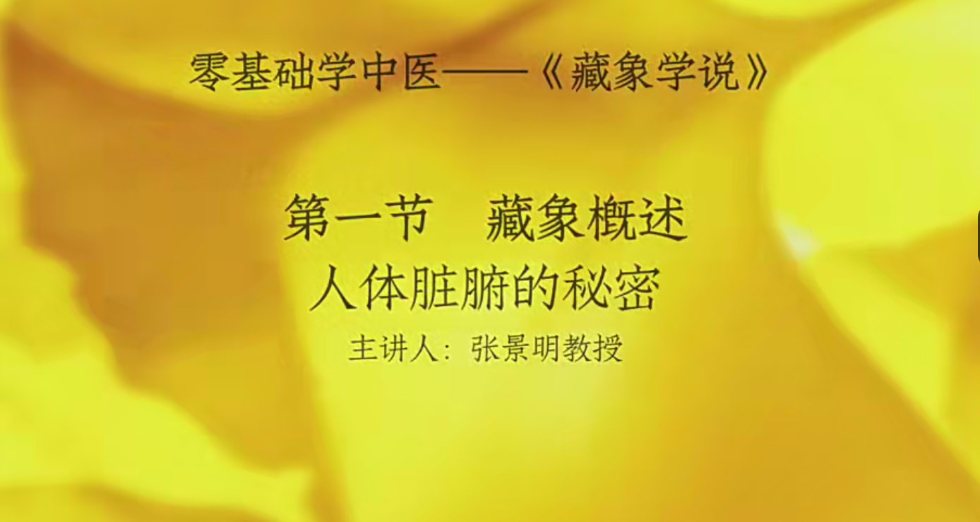 张景明《藏象学说》【35集】–百度网盘