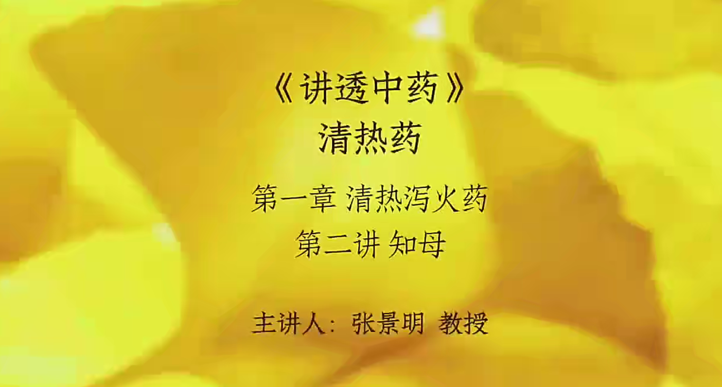 张景明《讲透中药》19章–百度网盘