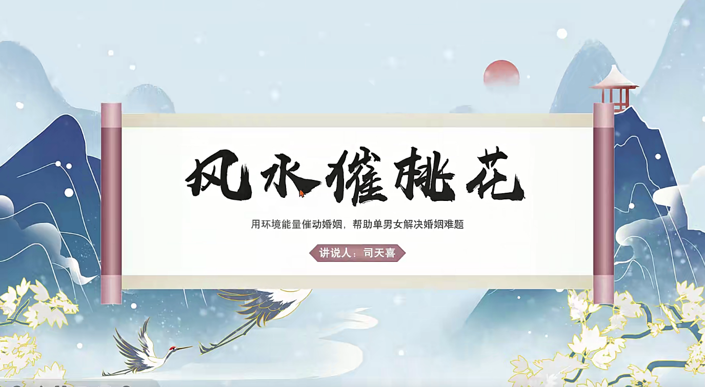 司天喜老师催桃花7集–百度网盘