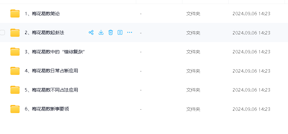 黎荔《梅花易数》传承班20集–百度网盘